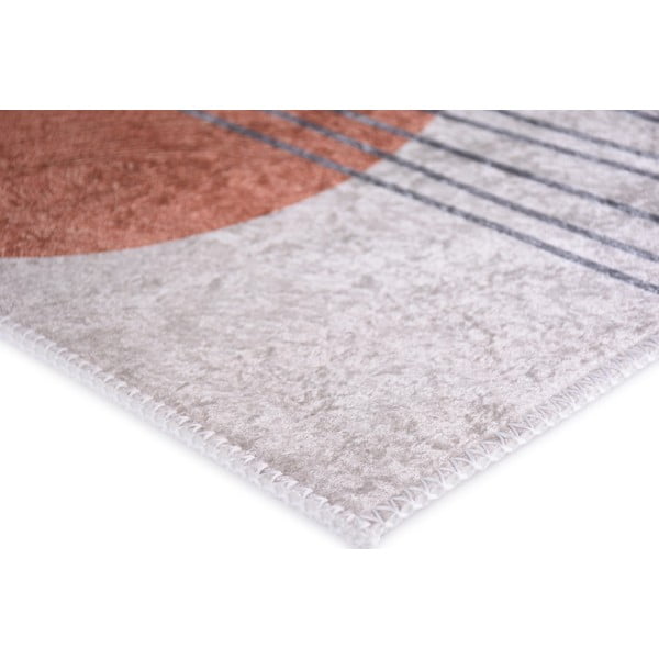 Миещ се пътека в оранжево-кремав цвят 80x200 cm - Vitaus-image-2