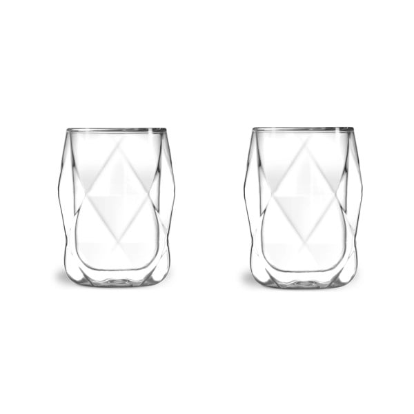 Комплект от 2 чаши за лате с двойни стени, 350 ml Geo - Vialli Design
