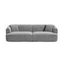 Светлосив кадифен диван 255 cm Campi – Cosmopolitan Design