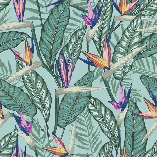 Декоративен стикер за стена Punta Cana, 60 x 60 cm - Ambiance-image-3