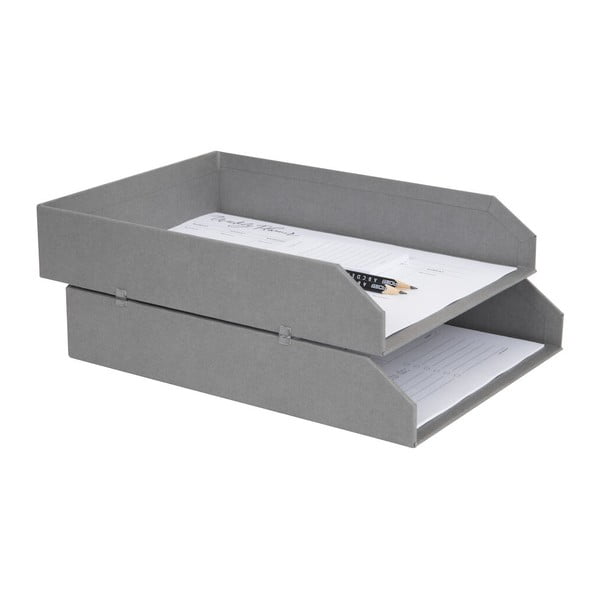 Картонени органайзери за документи в комплект от 2 броя Hakan - Bigso Box of Sweden
