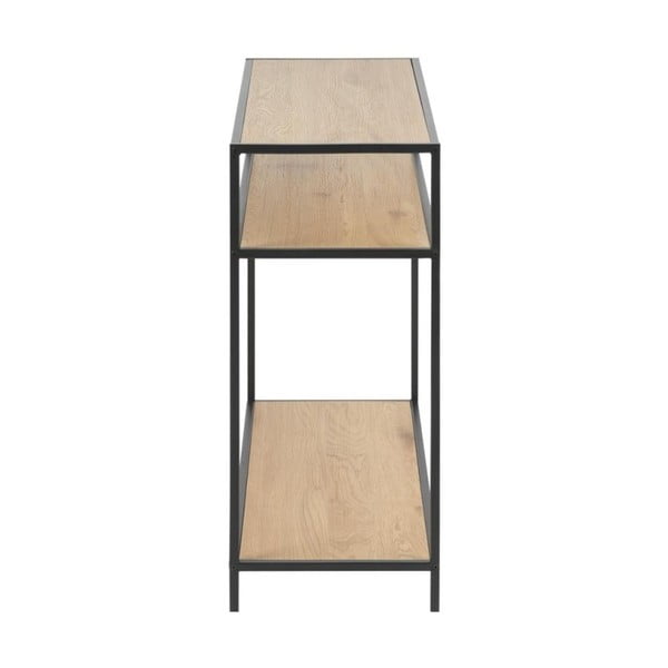 Черна конзолна маса 100x35 cm Seaford - Actona-image-3