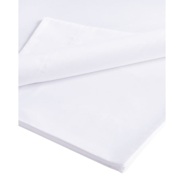 Бял памучен сатен чаршаф Лукс, 230 x 260 cm - Bianca