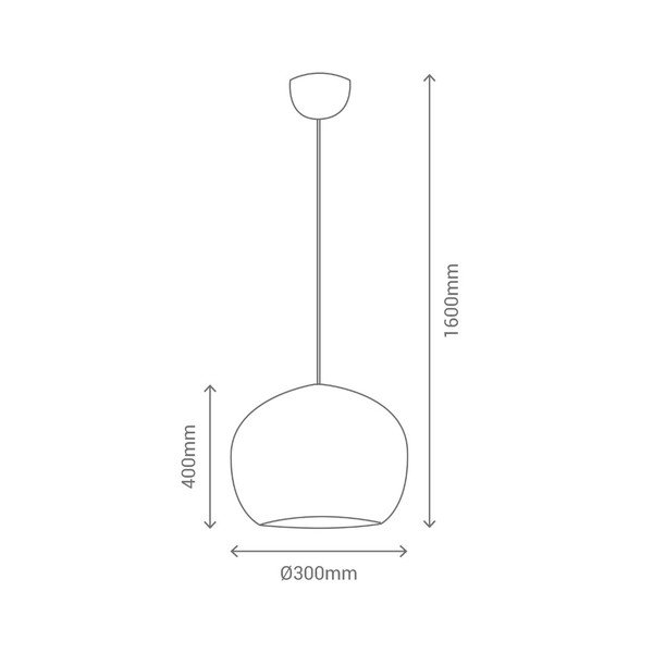 Черна висяща лампа Carol - SULION-image-2