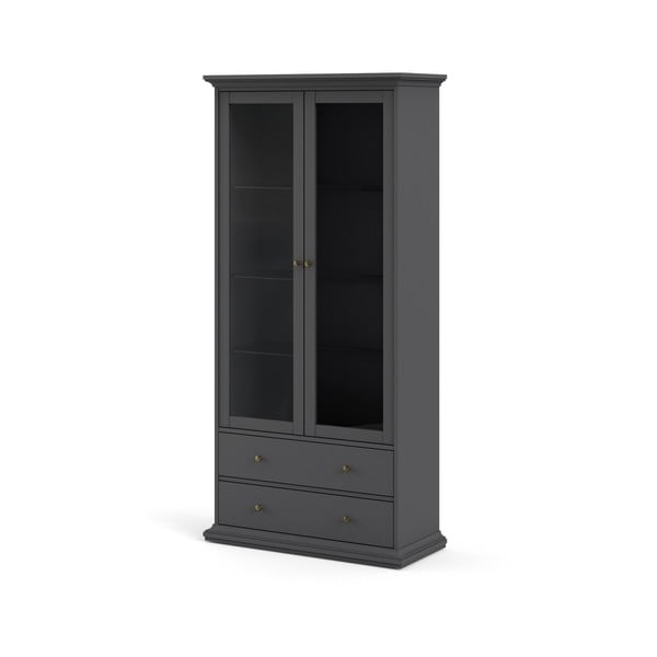 Сива витрина 96x201 cm Paris – Tvilum-image-4