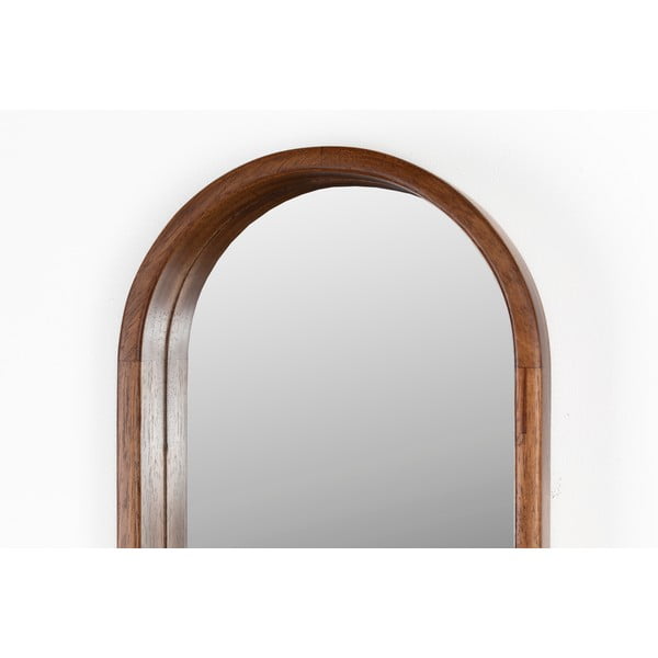 Стенно огледало от масивно дърво 24x120 cm Nyko – White Label-image-3