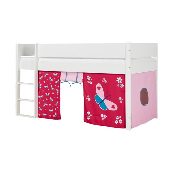 Бяло детско двуетажно легло с предпазни странични релси Argos, 90 x 200 cm - Manis-h-image-4