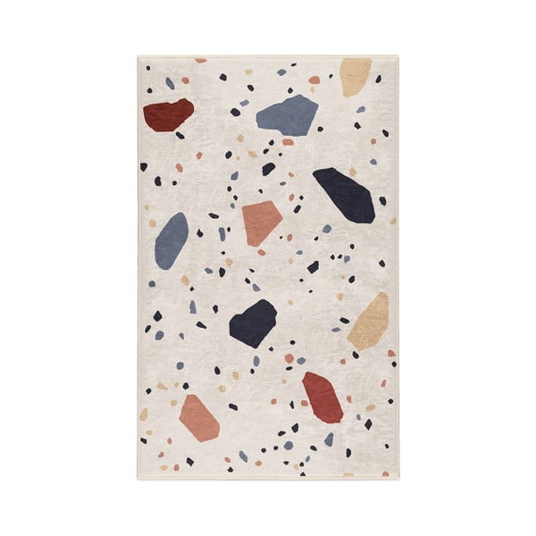 Кремав килим подходящ за пране 160x230 cm Cracked Terrazzo – Mila Home