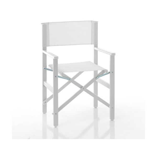 Бял градински сгъваем стол Milos - Tomasucci