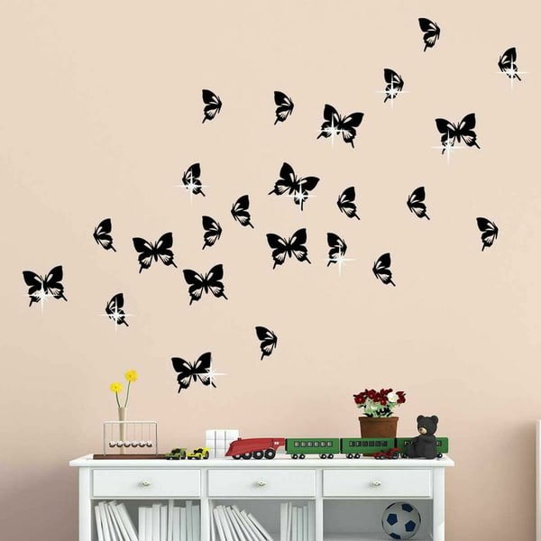 Samolepka se Swarovski Elements Butterflies-image-1