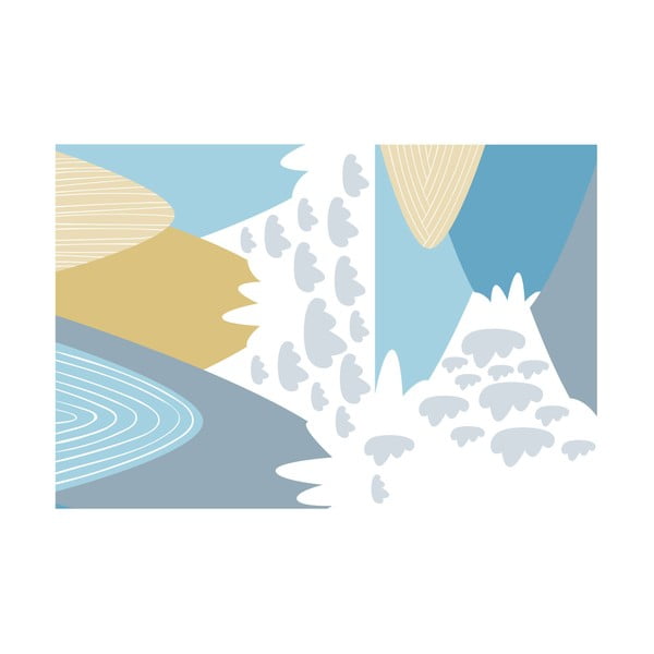 Стикер за стена Скандинавски гигантски планини Blanka - Ambiance-image-2