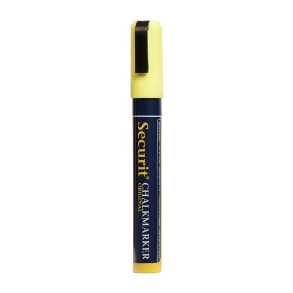 Жълт тебеширен маркер на водна основа Medium Lino - Securit®