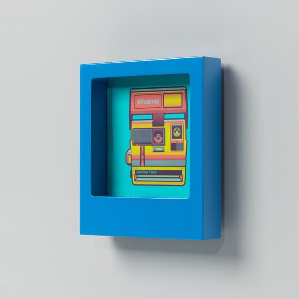 Modrý rámeček na fotografii Polaroid -image-1