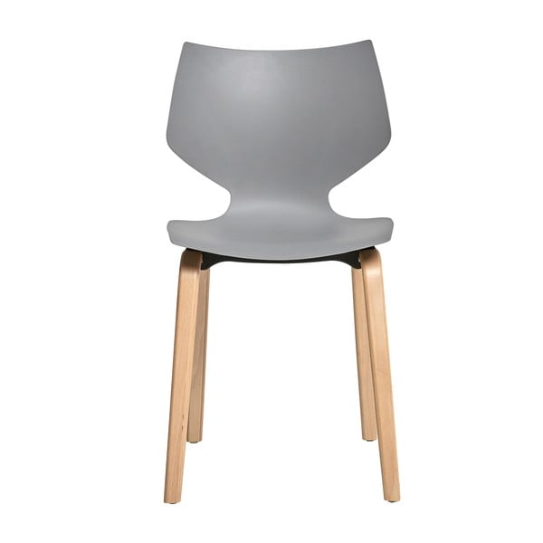 Комплект от 4 сиви трапезни стола Tula - Marckeric