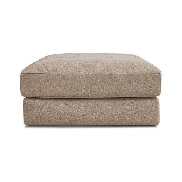 Кафяво-сива кадифена табуретка Sierra – Bobochic Paris