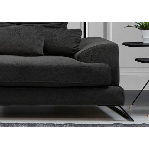 Тъмносив ъглов диван (ляв ъгъл) Frido - Balcab Home-image-4