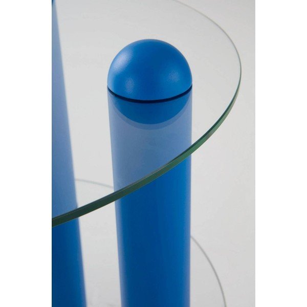 Стъклена кръгла странична масичка ø 48 cm Egan – Jotex-image-2