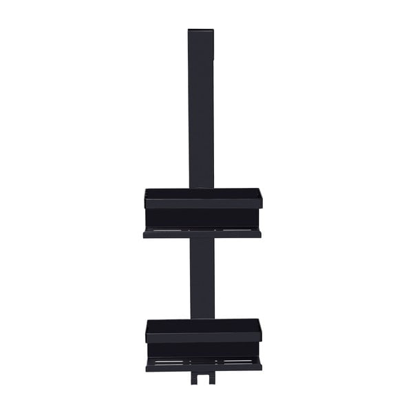 Черен висящ рафт за баня от неръждаема стомана Bribano – Wenko-image-2