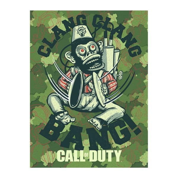 Изображение Call of Duty Evergreen Monkey Bomb, 60 x 80 cm - Pyramid International