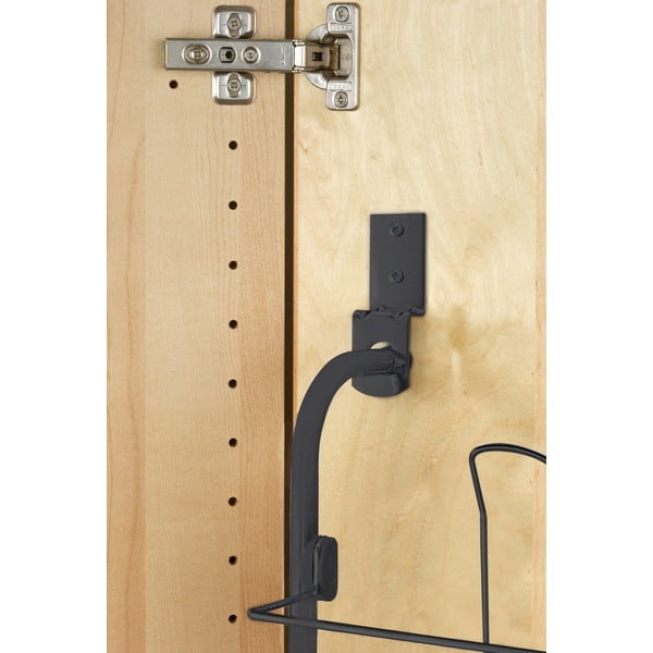 Черна метална стойка за обувки - Wenko-image-1