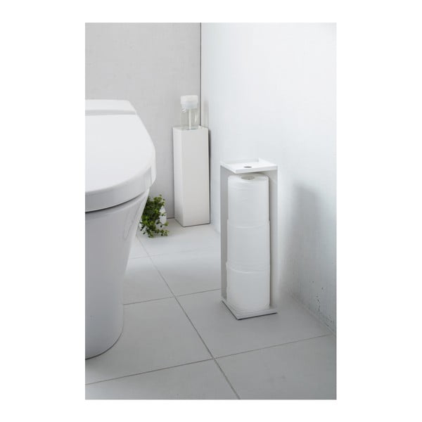 Бял държач за тоалетна хартия Tower - YAMAZAKI-image-1