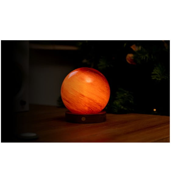 Тъмнокафява светлинна декорация с USB ø 12 cm Sand Storm – Gingko-image-3