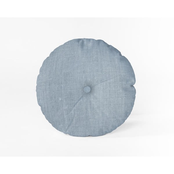 Възглавница Cojin Redondo Light Blue, ⌀ 45 cm - Really Nice Things