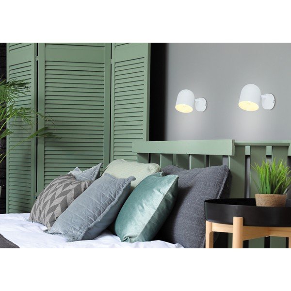 Бяла стенна лампа Azuro – Candellux Lighting-image-1