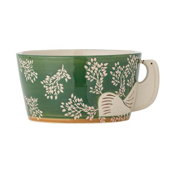 Зелена глинена купичка за супа 460 ml Hezha – Bloomingville-image-3