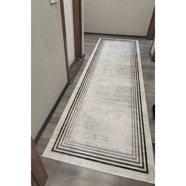 Кремава пътека подходяща за пране 80x300 cm Simpio – Vitaus-image-1