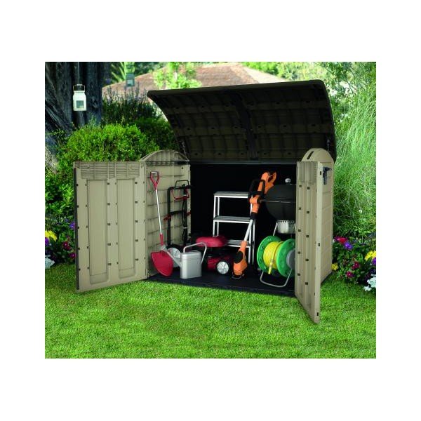 Бежов пластмасов градински шкаф Store It Out – Keter-image-4