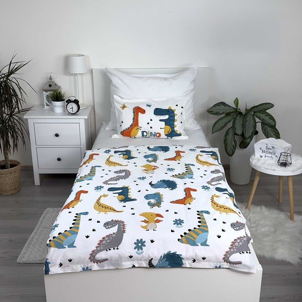 Памучно детско спално бельо 100x135 cm Dino World – Jerry Fabrics-image-2