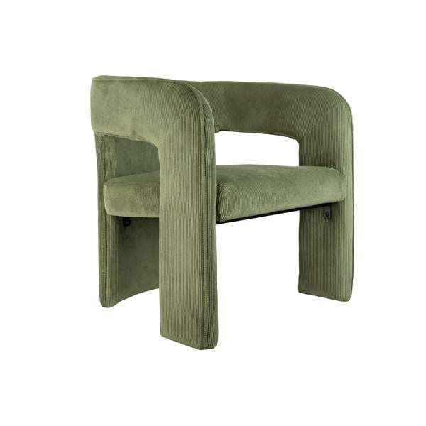 Зелено кресло от рипсено кадифе Vigor – Leitmotiv