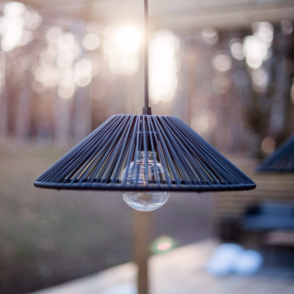 Черен абажур ø 38 cm Vide - Star Trading-image-1