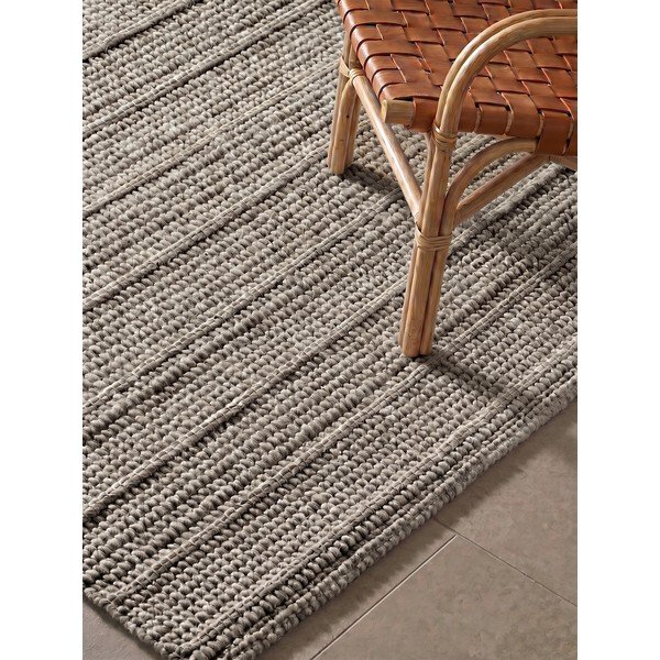 Сив ръчно изработен вълнен килим 80x150 cm Camden Parker – Ted Baker-image-2