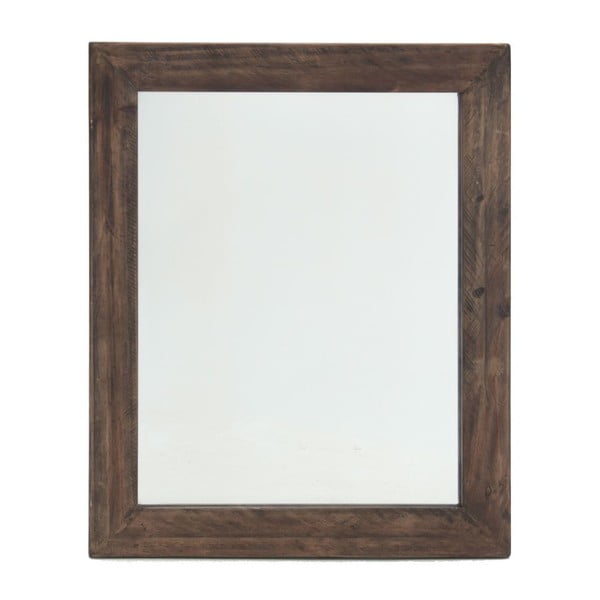 Nástěnné zrcadlo In Brown, 85x102 cm
