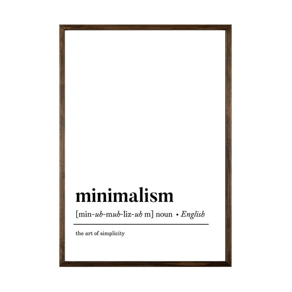 Плакат 50x70 cm Minimalism - Wallity
