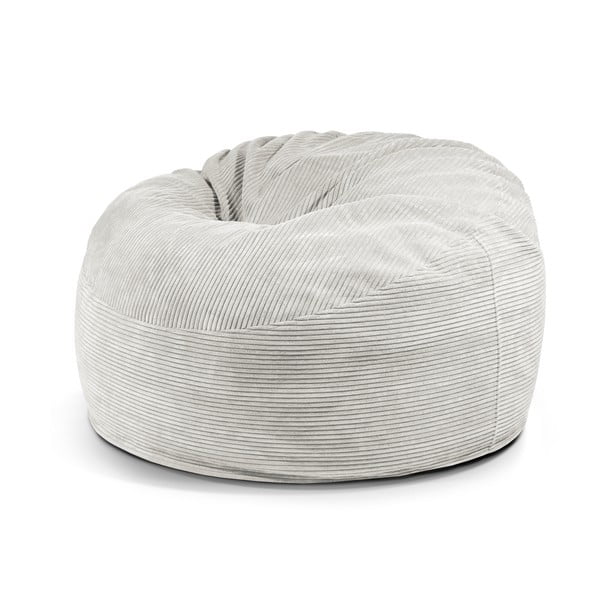 Кремав пуф от рипсено кадифе Om 110 – SLOWDOWN