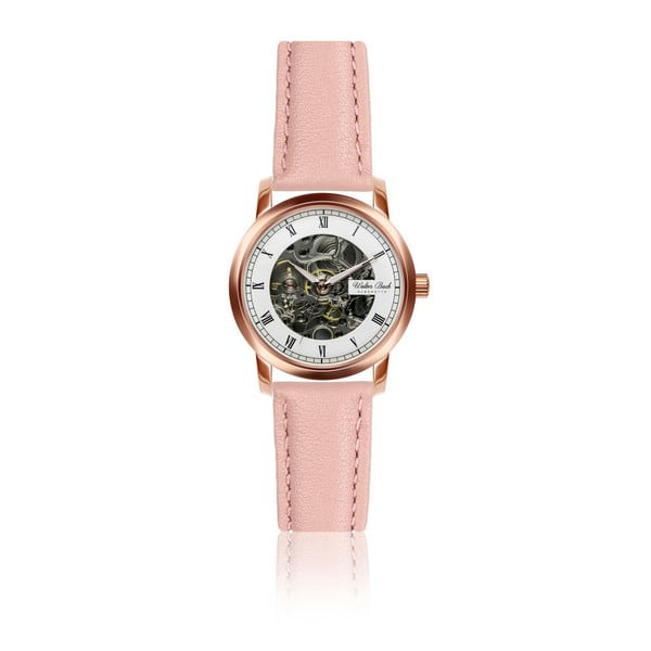 Дамски часовник Miria с розова каишка от естествена кожа - Walter Bach