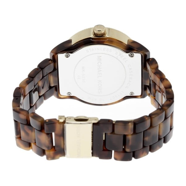 Часовник с позлатен циферблат - Michael Kors-image-3