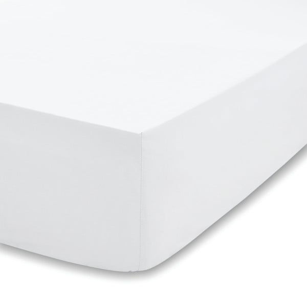 Бял чаршаф от органичен памук Органичен, 135 x 190 cm - Bianca