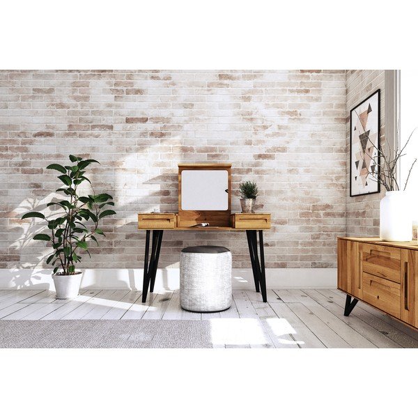 Дъбова тоалетка 120x53 cm Golo - The Beds-image-1