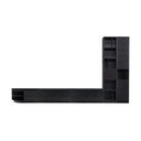 Черен TV комплект от масивен бор 358x210 cm Finca – WOOOD