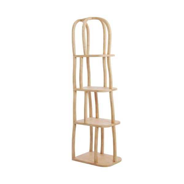Стелаж от масивно манго в светло естествен цвят 53x175x40 cm Lowe – Light & Living