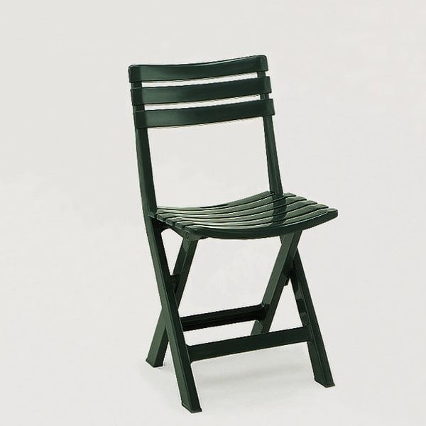 Zelená zahradní skládací židle Lacy