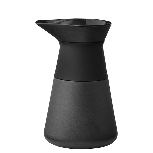 Черна глинена кана за мляко 400 ml Theo – Stelton