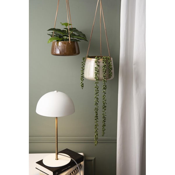 Сива керамична саксия за окачване, ø 17 cm Unique - PT LIVING-image-1