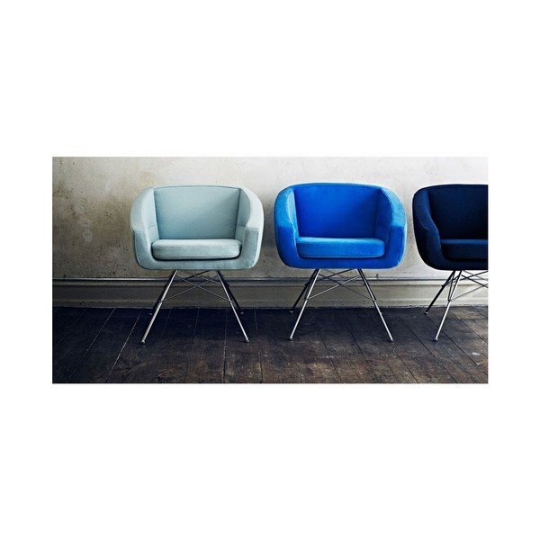 Světle modré křeslo Softline Aiko-image-4