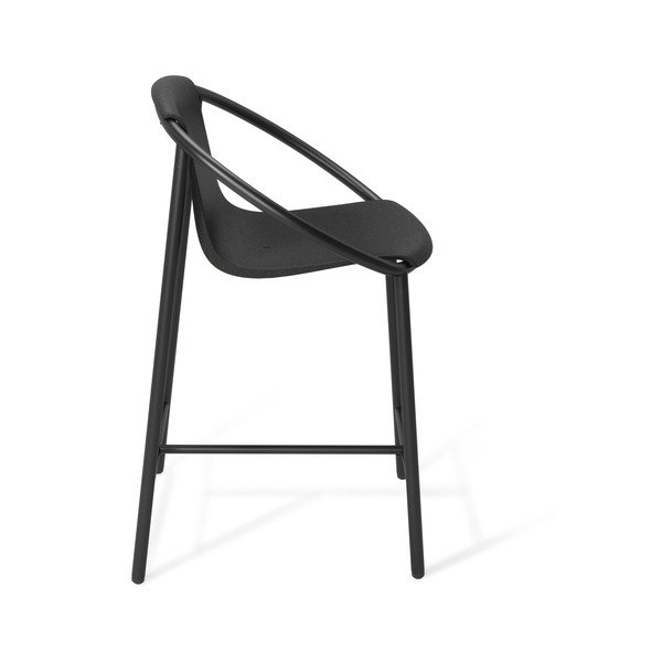 Черен пластмасов бар стол 90 cm Ringo - Umbra-image-3