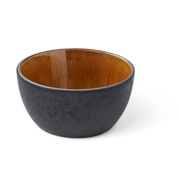 Черна/в кехлибарен цвят глинена купичка за супа/за салата 600 ml Gastro Black/Amber – Bitz-image-1
